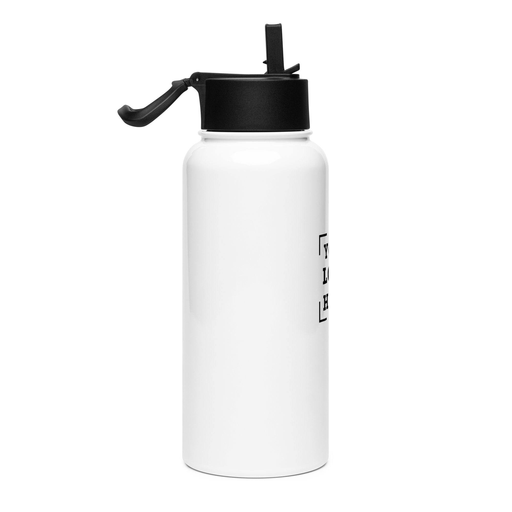 41. Stainless Steel Water Bottle with a Straw Lid reference 3